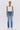 Cassie Embellished High Waist Ripped Straight Leg Jeans- Serpentine Vintage