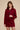 Brynn Faux Suede Jacket - Deep Merlot